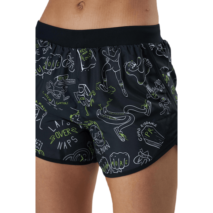Run Ur Face Off Short Preto