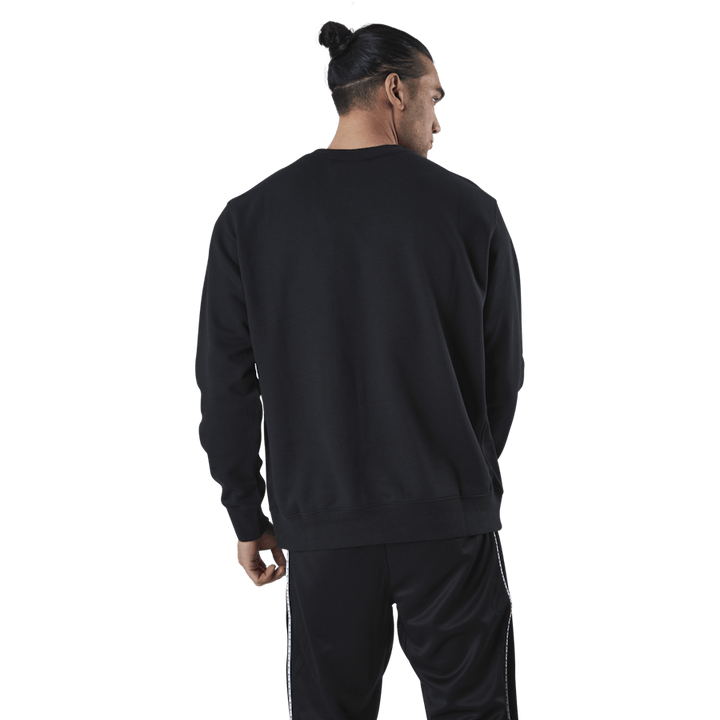 Sportswear Club French Terry Crew för män BLACK/WHITE
