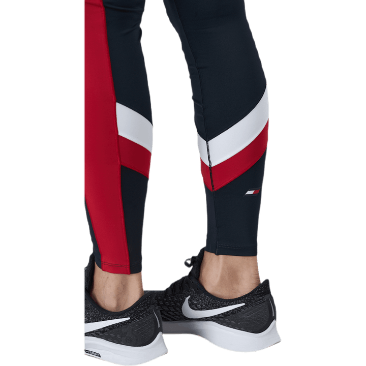 Hw Chevron Legging Blue