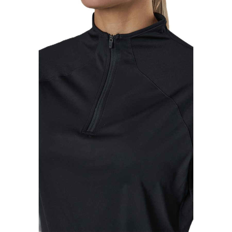 Mesh 1/4 Zip Schwarz