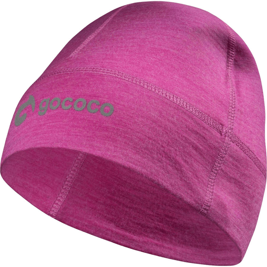 Thin Running Hat Wool Pink