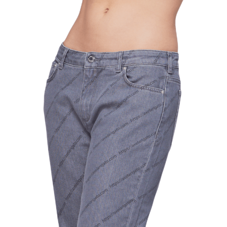 Jean droit gris