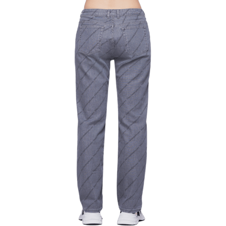 Jean droit gris