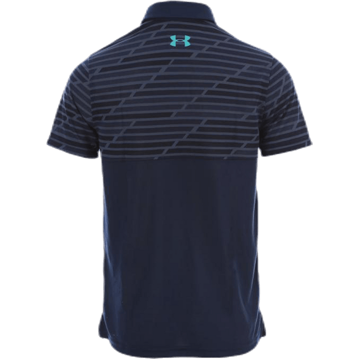 Threadborne Blocked Polo Blau/Gemustert
