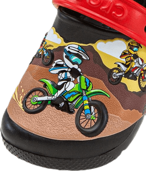 Fun Lab Motorsport Clog Kinder Schwarz