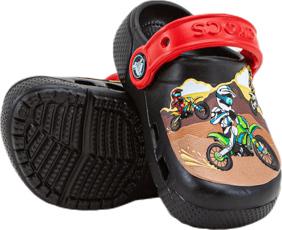 Fun Lab Motorsport Clog Kinder Schwarz
