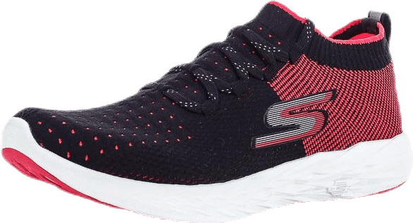 Womens Go Run 6 Rosa/Negro