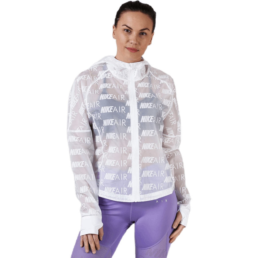 Air Hooded Jacka Vit/Svart