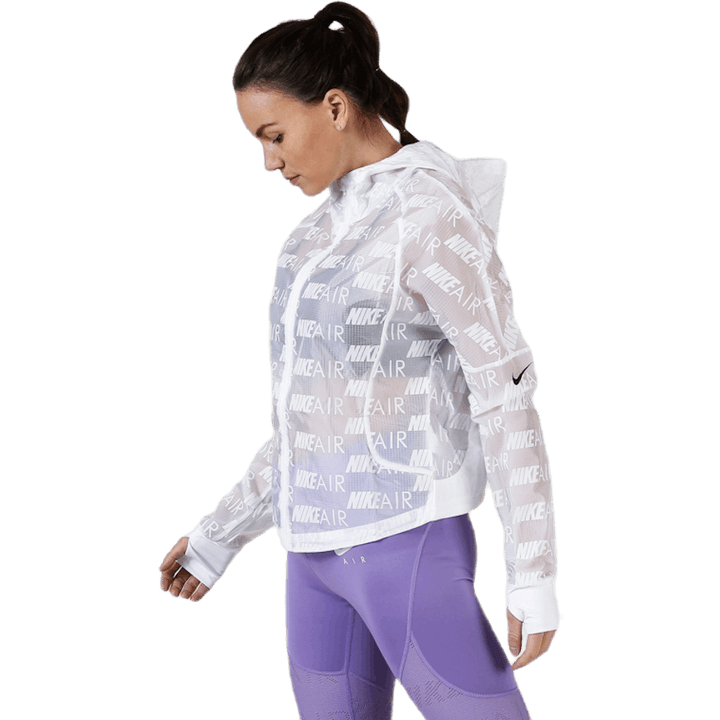 Air Hooded Jacka Vit/Svart