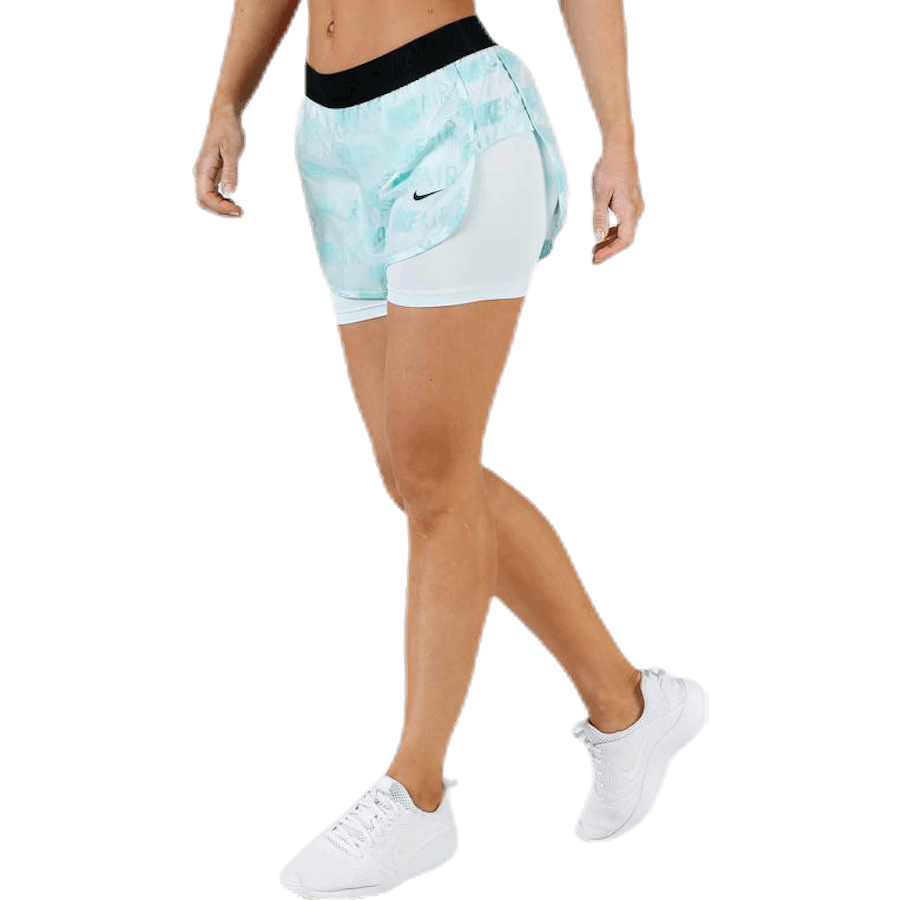 Air Short Turkos/Vit