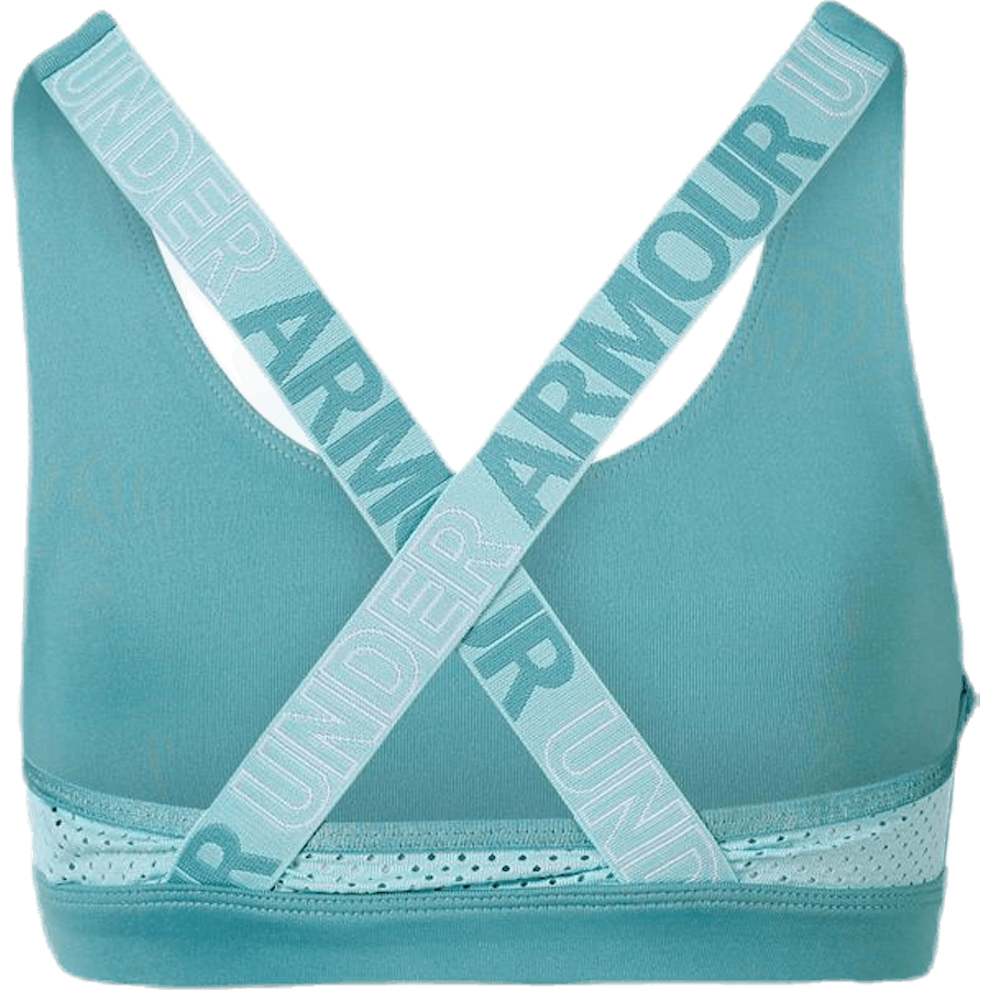 Armour HeatGear Grafik-BH Jugend Blau
