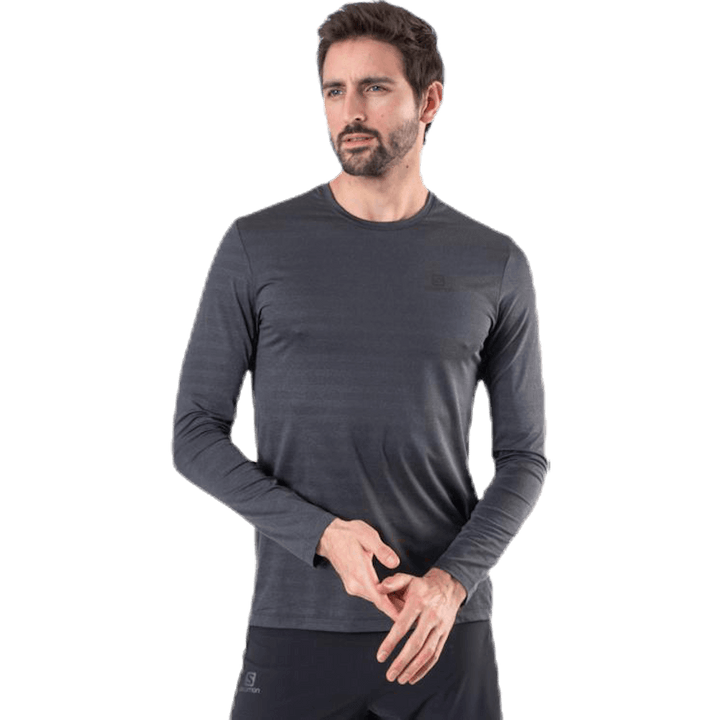 XA marškinėliai ilgomis rankovėmis Black/Grey