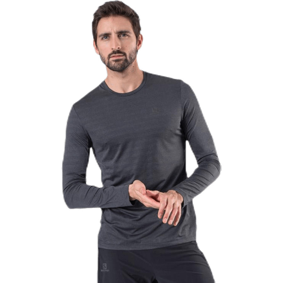 XA marškinėliai ilgomis rankovėmis Black/Grey