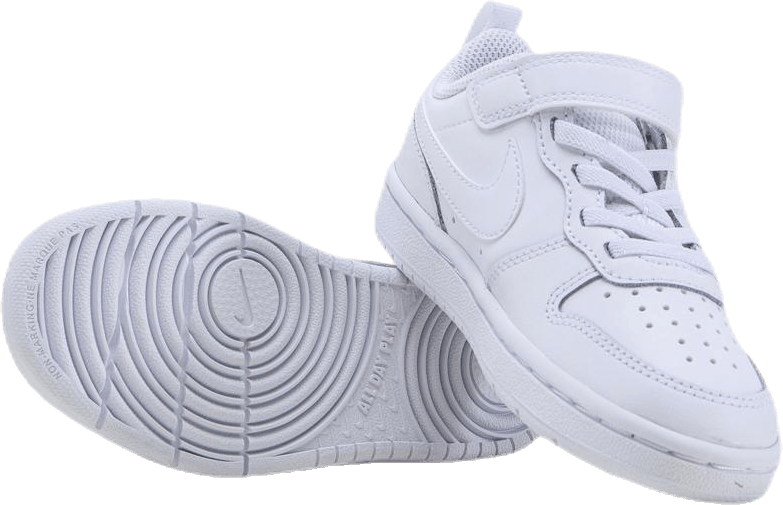 Court Borough Low 2 Little Kids' Shoes WHITE/WHITE-WHITE