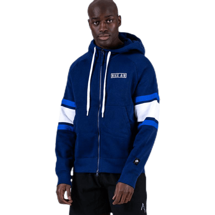 Air Hoodie Blau/Weiß