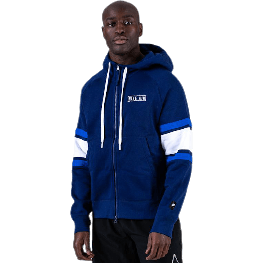 Air Hoodie Blau/Weiß