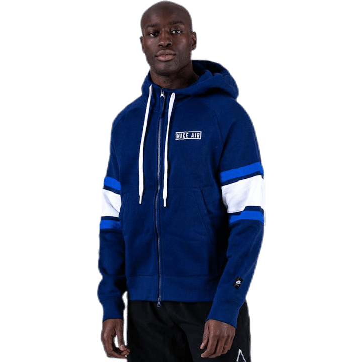 Air Hoodie Blau/Weiß