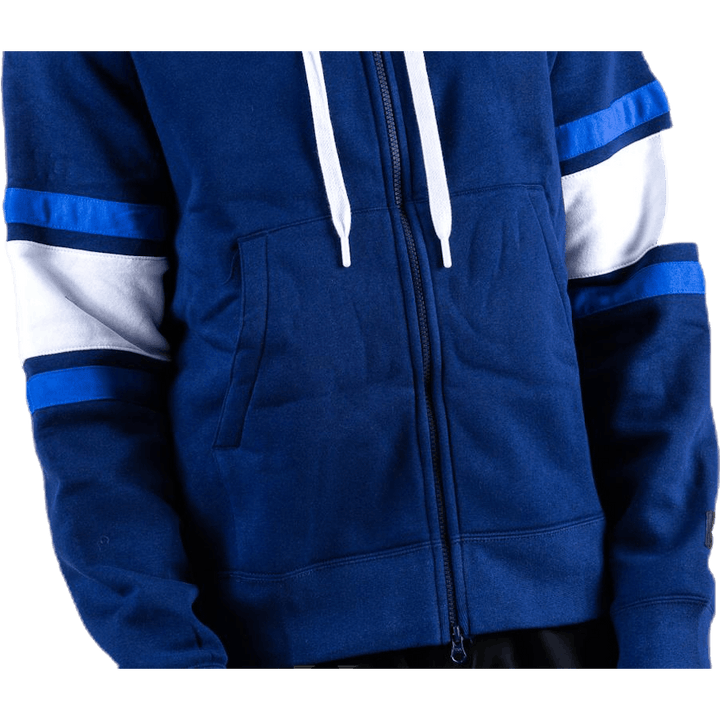 Air Hoodie Blau/Weiß
