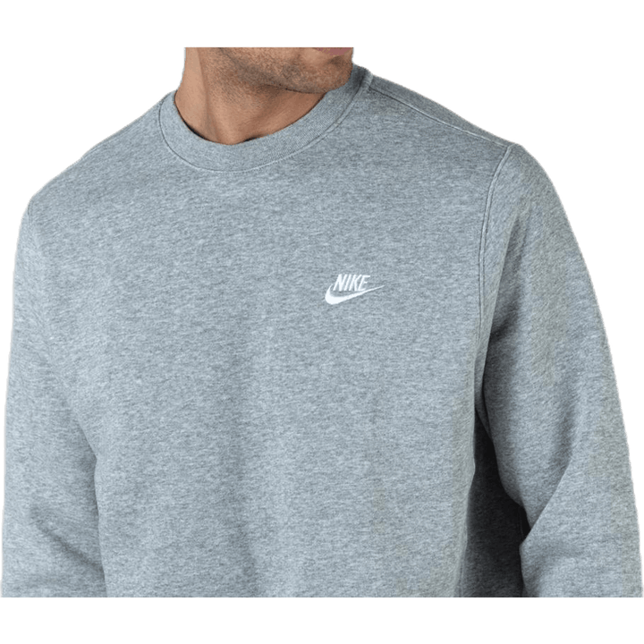 Sportswear Club Fleece Crew DK GROEN HEATHER/WIT