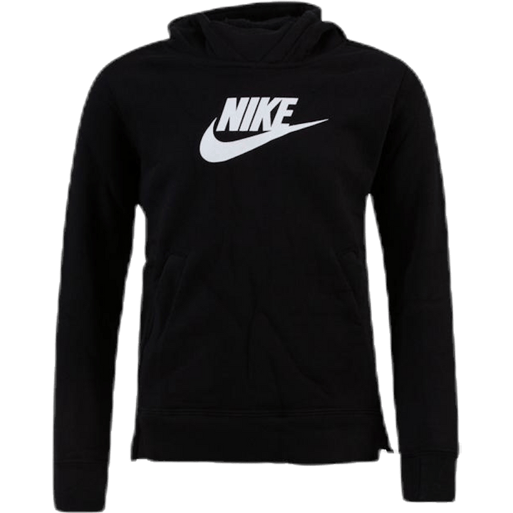 Pullover met groot logo voor meisjes Zwart