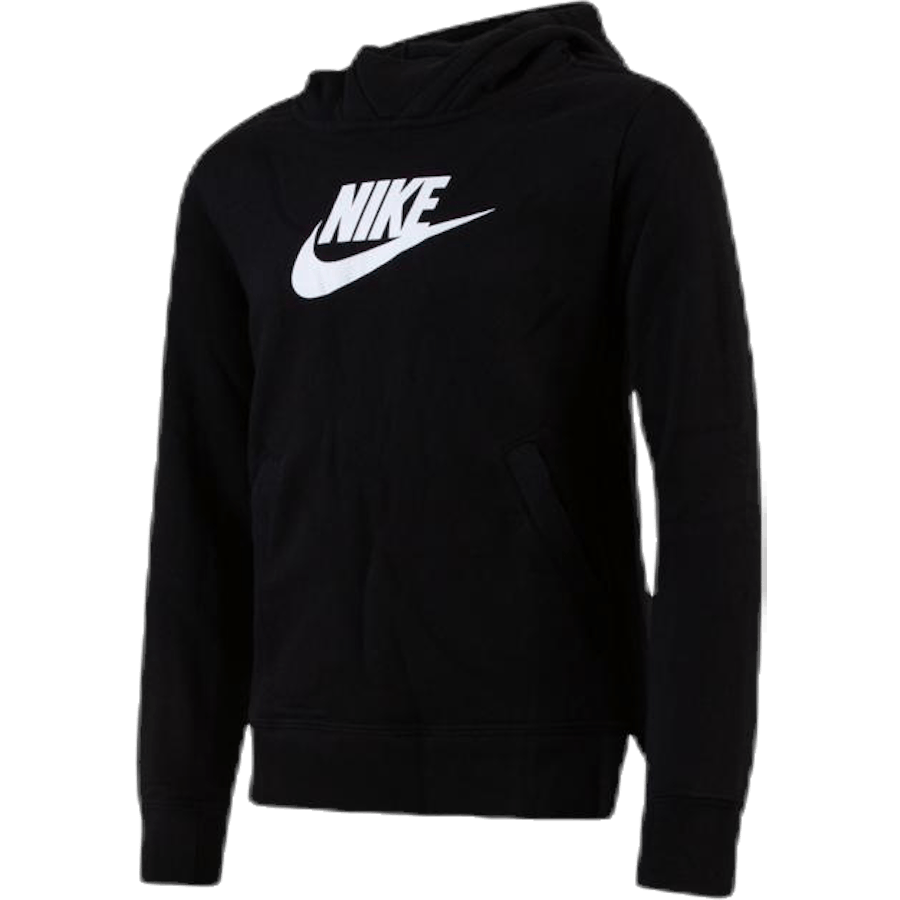 Pullover met groot logo voor meisjes Zwart