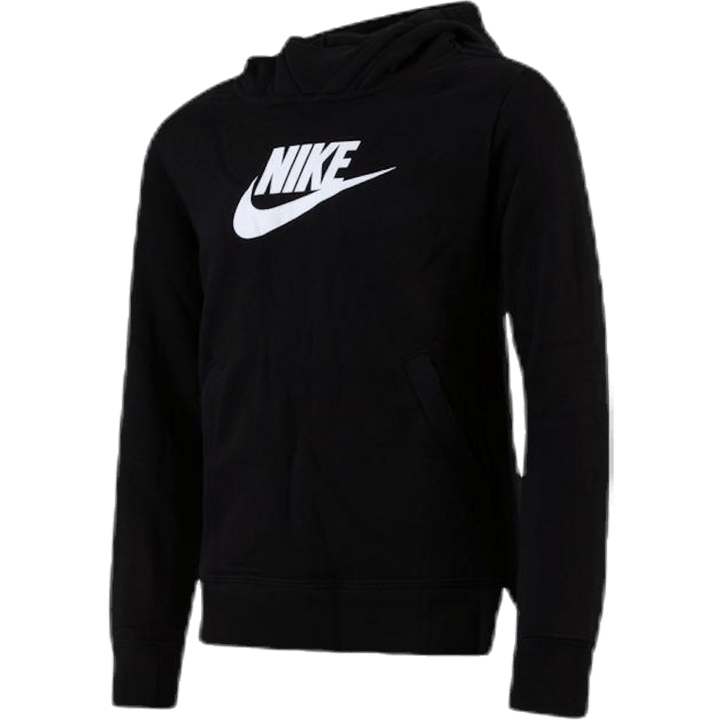 Pullover met groot logo voor meisjes Zwart