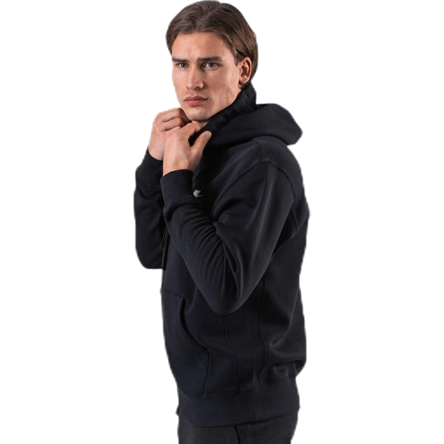 Sweat à capuche zippé Sportswear Club Fleece pour homme, noir/noir/blanc