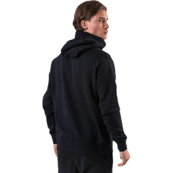 Sweat à capuche zippé Sportswear Club Fleece pour homme, noir/noir/blanc