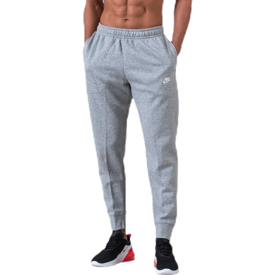 Sportswear Club Fleece Joggers DK GREY HEATHER/MATTE SILVER/WHITE