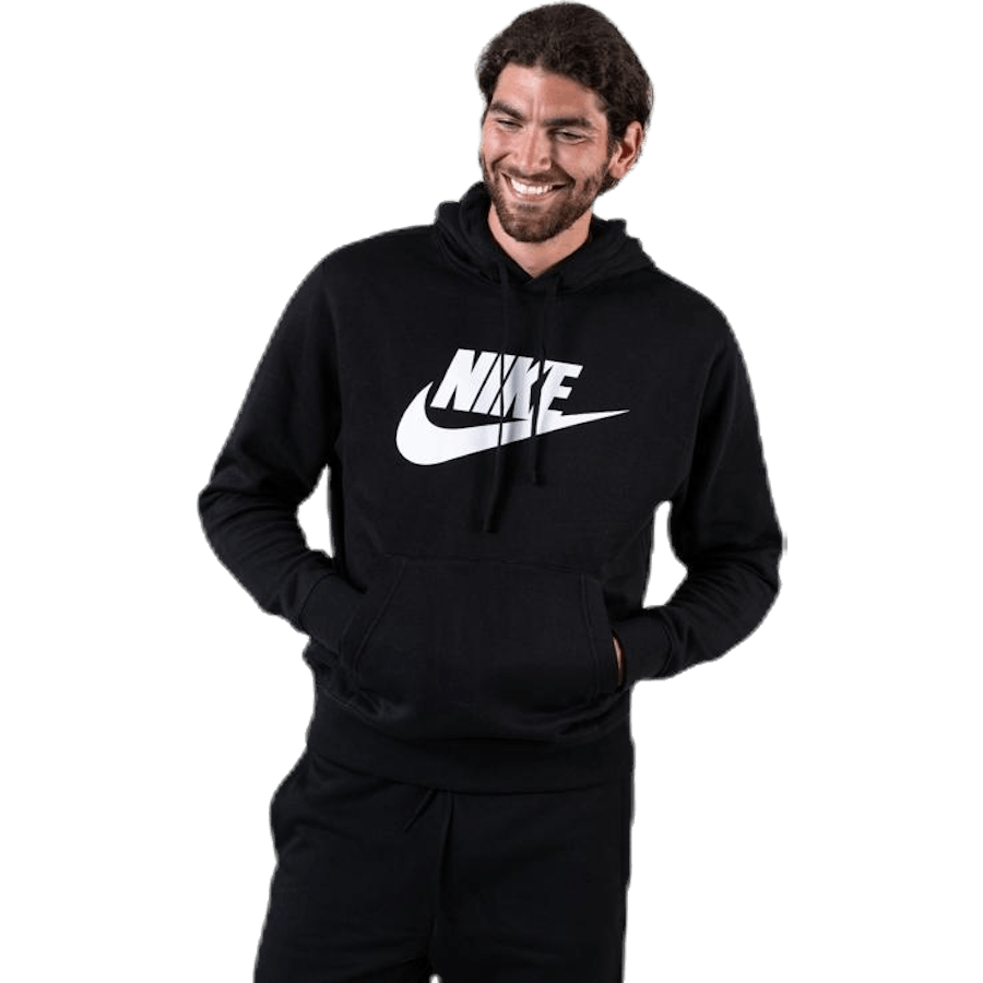 nike sportswear club fleece men's graphic pullover hoodie