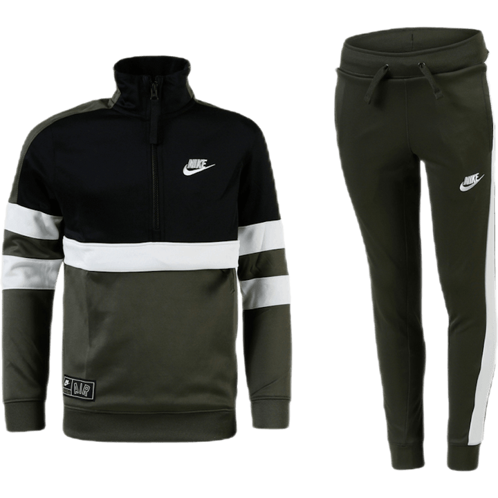 Air Trainingsanzug Manschette Jugend Schwarz/Grün