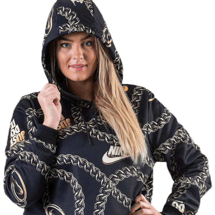 NSW Hoody Glam Dunk Plus Svart