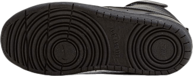 Court Borough Mid 2 skor för små barn SVART/BLACK-BLACK