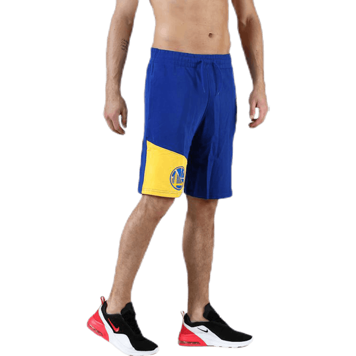 Pantaloncini a blocchi blu/giallo