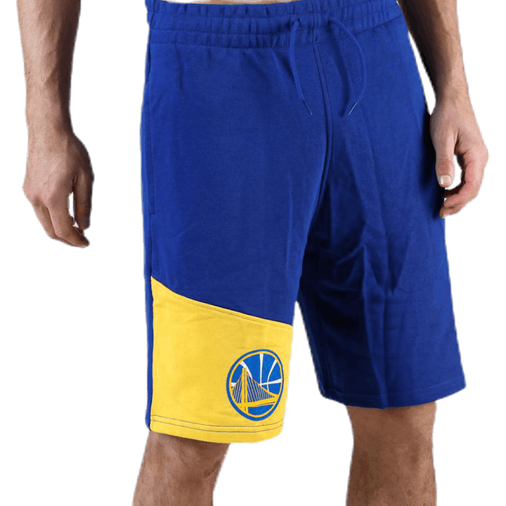 Pantaloncini a blocchi blu/giallo