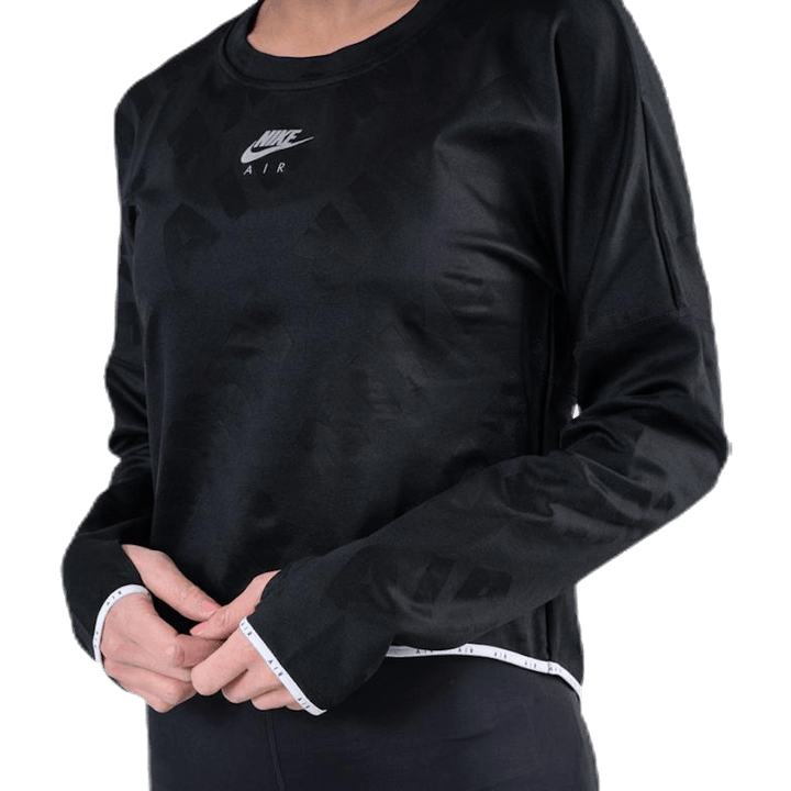 Air Midlayer Crew Black