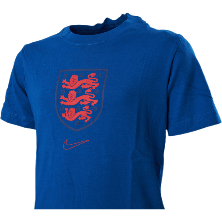 England Tee Evergreen Crest Junior Blau