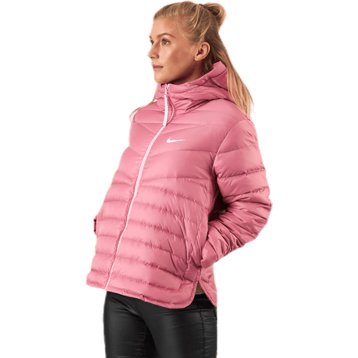 Nsw Wr Lt Wt Dwn Jkt Pink/White