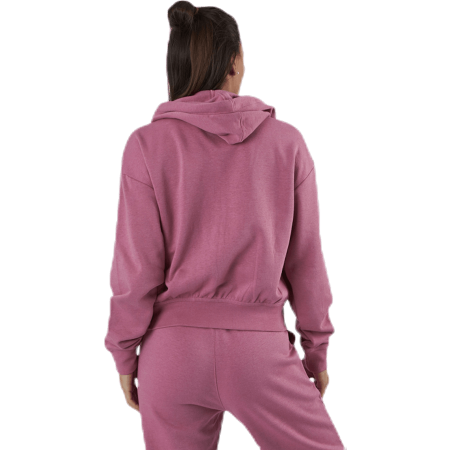 Nsw Hoodie Fz Flc Bb Vrsty Roze