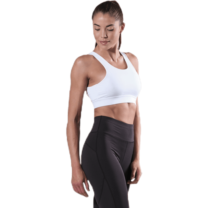 Soutien-gorge cursif blanc