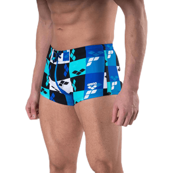 Pantalón corto Factory de cintura baja Azul