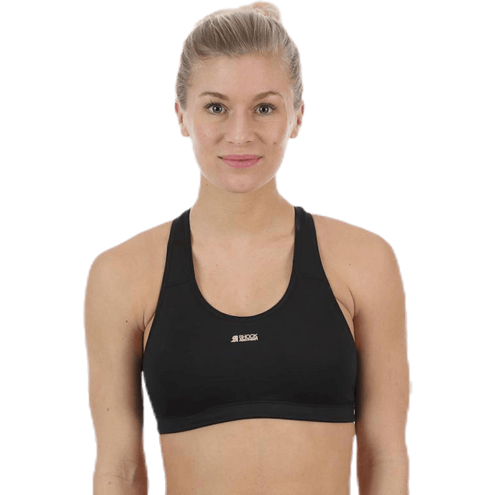 Crop top actif noir