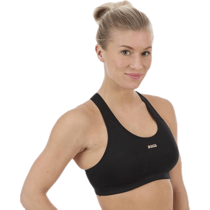 Crop top actif noir