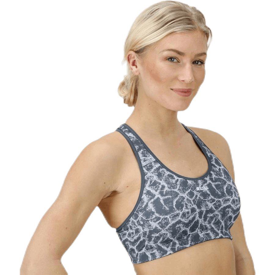 Active Crop Top grå