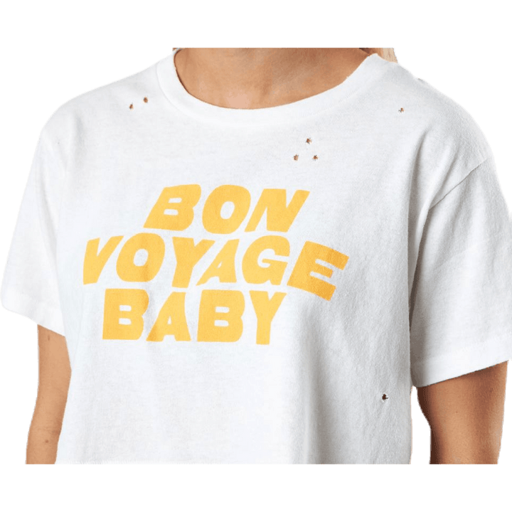 T-shirt blanc usé
