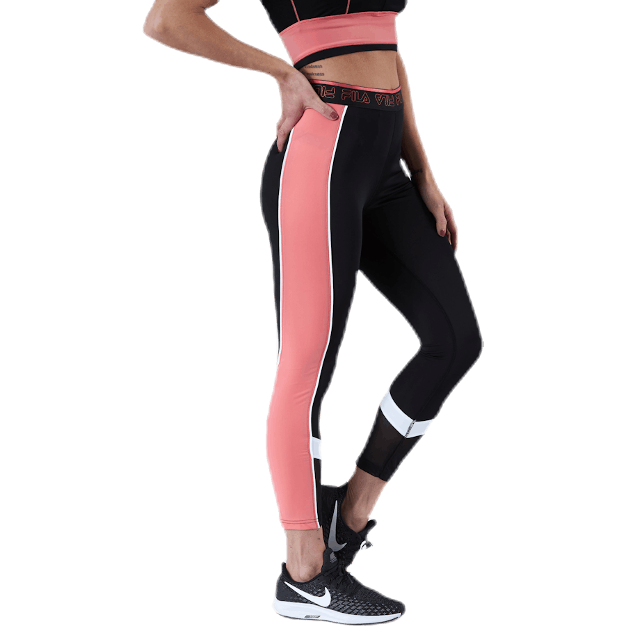 Collant Anwen 7/8 Blanc/Noir