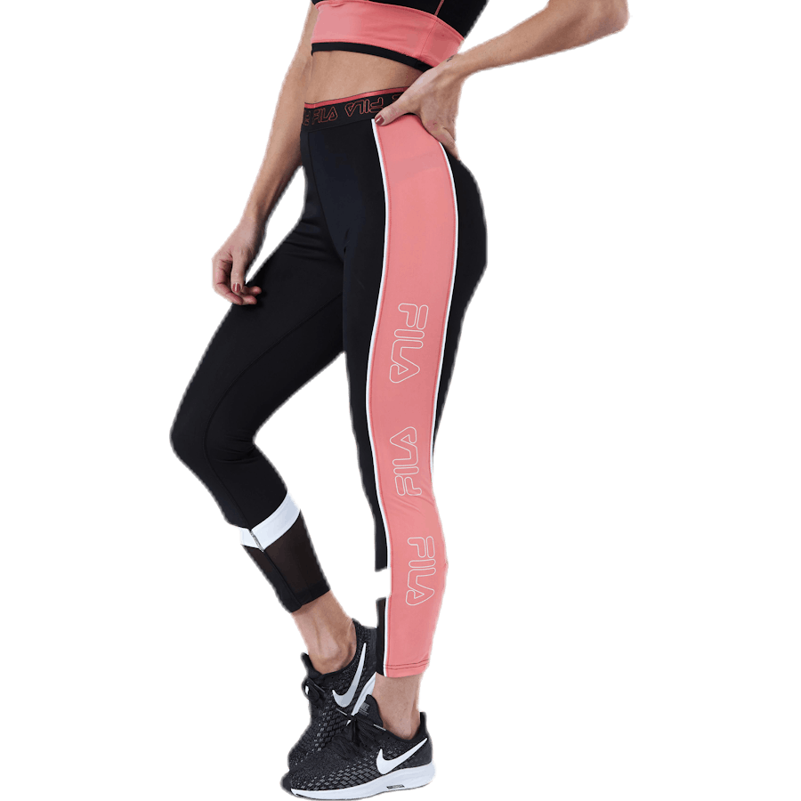 Collant Anwen 7/8 Blanc/Noir