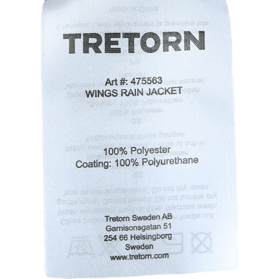 Veste de pluie Wings bleu marine