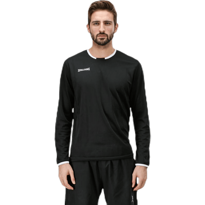 T-shirt de tir Move L/S Blanc/Noir