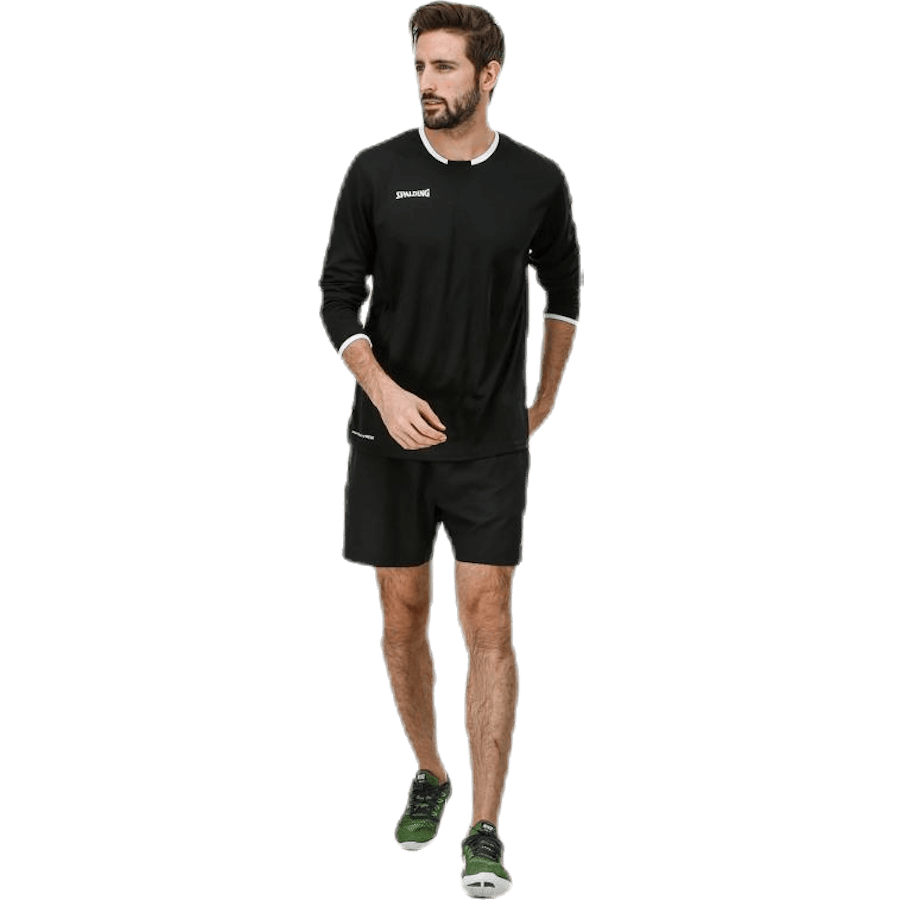 T-shirt de tir Move L/S Blanc/Noir